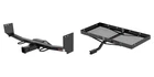 Curt Front Mount Trailer Hitch Receiver W/ Fixed Cargo Carrier Tray 300LBS 31080 New. Price: $532.99.