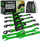 Rhino Usa Retractable Ratchet Straps 4-PACK Inch X 10 Feet Green New. Price: $84.56.