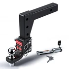 Adjustable Trailer Hitch Mount With 2-INCH Ball, 5/8-INCH Lo... New. Price: $79.00.