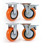 Garveetech Heavy Duty Wheels Set Of 4 W/2 Locking Casters, LOAD1800LBS Open. Price: $79.83.