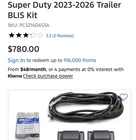 Super Duty 2023-2025 Trailer Blis Kit- PC3Z14D453A Oem F250 F350 F450 F550 New. Price: $399.00.