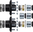 Ibroprat QB-QC0010-2 3500LB Trailer Axle Hub Kit 5-LUG 4.5" Bolt Pattern Set New. Price: $54.00.
