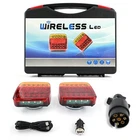 Wireless Led Rear Tail Lights Rechargeable Magnetic Towing Trailer Eu Plug New. Price: $40.99.