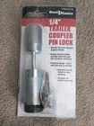 New ! 1/4'' Hitch Pin Trailer Coupler 2 Keys Same Open/lock. Price: $10.00.