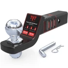 Trailer Hitch Ball Mount 2 Inch Receiver Pin Tyt Fits 7500LBS Drop Black New. Price: $51.99.