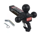 Patented Forged Trailer Hitch Tri-ball With Hook: 3 Sizes... Fast Usa Ship New. Price: $58.29.