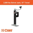 Bracket-mount Swivel Jack With Top Handle (2,000 Lbs, 10" Travel) New. Price: $73.99.