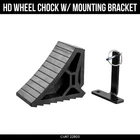 Curt Heavy Duty Wheel Chock With Steel Mounting Bracket 22803 New. Price: $61.99.