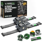 Rhino Usa 2 X10 Retractable E-track Ratchet Straps: 3033LB Max Brea New. Price: $108.95.