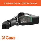 2" A-frame Coupler With Sleeve-lock (7,000 Lbs, Black) New. Price: $85.75.