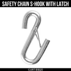 Curt 7/16 Inch Certified Trailer Safety Chain S-hook With Latch 5,000 Lbs 81820 New. Price: $22.99.