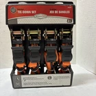 Roadpro RPRTD04R 1X15' Ratchet Tie-downs With Anti-scratch Hooks Orange QTY4 New. Price: $26.09.