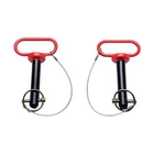 Roadmaster Universal Red Handled Base Pins For Rv Mounted Tow Bars Set Of 2 New. Price: $48.84.