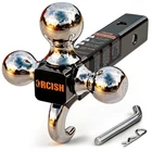 Orcish Trailer Hitch Tri-ball Mount With Tow Hook & Pin, 4-IN-1, Classic New. Price: $68.99.