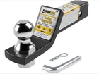 50547 Trailer Hitch Mount With 2 Inch Ball And Pin - Fits Receiver New. Price: $22.00.