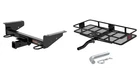 Front Mount Trailer Hitch + Cargo Carrier Basket Folding Curt 2IN Receiver 31063 New. Price: $605.99.