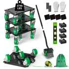 Nest Easy Upgraded Heavy Duty Furniture Dolly 360 Rotating 5 Wheels, Alloy New. Price: $82.61.