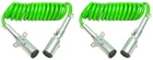 2X 7-WAY Abs 15" Green Coil Trailer Electric Cable Power Cord 12" Lead EL27715 New. Price: $99.99.