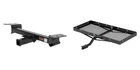 Curt Front Mount Trailer Hitch Receiver W/ Fixed Cargo Carrier Tray 300LBS 31352 New. Price: $471.99.