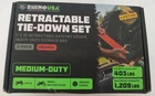 Rhino Usa Retractable Tie Down Set Medium Duty 2 Pack 1" X 10' Each Nib New. Price: $38.99.