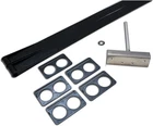 1346281 Flex Guard Double Kit With Hardware Black, Standard New. Price: $56.41.