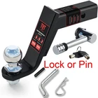 6" Drop Trailer Hitch Ball Mount 2" W/ Pin Or Lock, 7500LBS Fit Receiver New. Price: $57.99.