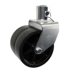 Jeremywell 6" Trailer Tongue Jack Double Caster Wheel 2000LBS Capacity, Black New. Price: $37.20.