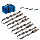 Mac's Custom Tie Downs 2" X 10' Tire Block Strap Pro Pack E-track Ends Black New. Price: $344.95.