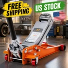 Steel 3 Dual Pump High Lift Floor Jack Ultra Slow Lowering Orange Gray Ton New. Price: $147.39.