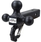 Toptow 64011 Trailer Tri Ball Hitch Mount With Beast Hook Matte Black Fits New. Price: $56.67.