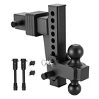 2.5" Adjustable Trailer Hitch W/ 2" & 2-5/16" Balls 28,000 Lb 8" Drop New. Price: $125.80.