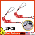 2PCS 6' Foot Trailer Breakaway Coiled Safety Cables For Rv Emergency Red New. Price: $18.99.