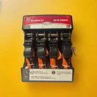 Roadpro RPRTD04R 4PC Ratchet Tie Down Set Orange X15 With Quick Release New. Price: $21.99.