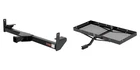 Curt Front Mount Trailer Hitch Receiver W/ Fixed Cargo Carrier Tray 300LBS 31017 New. Price: $451.99.