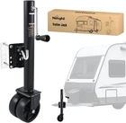 Nilight Trailer Jack With Wheel 1500 Lbs 12" Vertical Travel Swivel Bolt-on New. Price: $69.99.