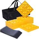 Rv Leveling Blocks Top Tire Wheel Chock And 9 Pack Interlocking New. Price: $44.81.