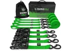 Rhino Usa TD-GC1.6X15-GRN 1.6" 15' Heavy Duty Ratchet Tie-down (4-PACK) Green New. Price: $96.33.