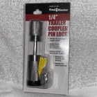 Haul-master 1/4" Trailer Pin Coupler Lock 97149 New. Price: $16.99.