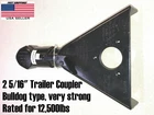 5/16" Trailer Coupler Frame Bulldog Style Weld-on 12,500# New. Price: $98.80.