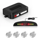 Ekylin Car Auto Vehicle Reverse Backup Radar 4 Sensors System, Silver New. Price: $29.99.