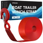 Boat Trailer Winch Strap With Hook 2" X - 10,816LBS 20', Red New. Price: $31.64.