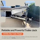 Superhandy Trailer Power Tongue Jack Electric A-frame 3500LBS GUT045 Black Used. Price: $93.32.