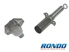 Pollak Way Round Semi Truck Light Plug B0TH Sides! Pin 11-702 11-721 New. Price: $27.90.