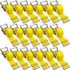 Vevor 2"X15' E-track Ratchet Straps 18-PACK Tie-down Kit Cargo Van Truck Trailer New. Price: $93.90.