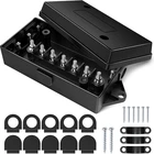 7 Way Electrical Trailer Junction Box Gang Wire Connector New. Price: $15.29.