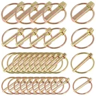Glarks 30PCS Heavy Duty Lynch Pin Assortment Kit For Farm Tractors Trailers Truc New. Price: $23.14.