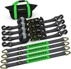Rhino Usa Car Tie Down Straps For Trailers With J Hooks (4-PACK) 2" X8' (10, New. Price: $246.33.