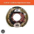 Electric Trailer Brake Assembly - 12.25" X 12,000 Lbs. Right Side New. Price: $136.83.