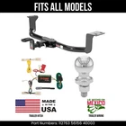 For 12-17 Toyota Prius V Trailer Hitch 4 Pin Wiring 2" Ball Fits Curt 2K Tow New. Price: $319.99.