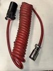 7-WAY Trailer Plug Coiled Extension Cable Rv Blade To Red Cord Used. Price: $38.69.